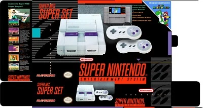 Super NES Comon Set Box  - Photoshop Art To Print - Image 1 of 4