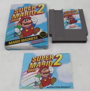SUPER MARIO BROS. 2 Nintendo NES Spiel komplett in OVP funktionstüchtig siehe Bilder. - Bild 1 von 14