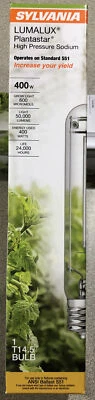 SYLVANIA 400W Plantastar 高压钠生长灯,T14.5,50,000 流明, — 第 1/3 张图片