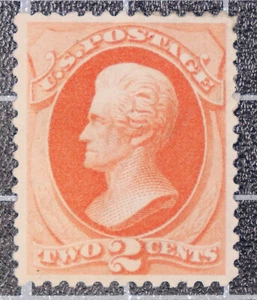Scott 183 - 2 Cents Jackson Banknote - OG MH - Nice Stamp - SCV - 100,00 $ - Bild 1 von 2
