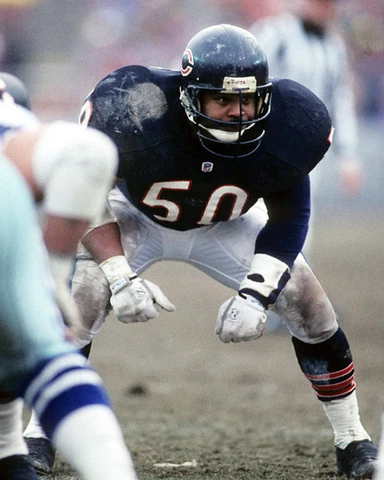 Chicago Bears MIKE SINGLETARY Glossy 8x10 Photo Football Print Poster HOF 98 Cover