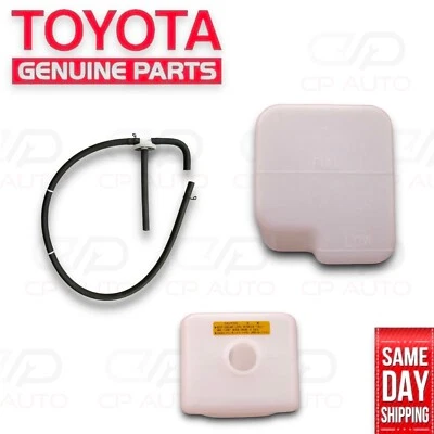 81 - 87 TOYOTA LAND CRUISER FJ60 RADIATOR RESERVOIR COOLANT TANK W/ HOSE CAP OEM - Image 1 of 4
