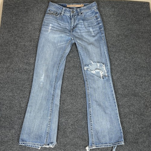 Rock & Roll Cowboy Jeans Men 31x34 (31x32) Blue Bootcut Western