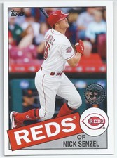 Nick Senzel Reds 2020 Topps Series 1 insert 1985 35th anniversary #85-36 EX