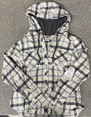 Colosseum Outdoors Women’s Plaid Maeve L/S Button Up Hoodie Size Small - Image 1 of 4