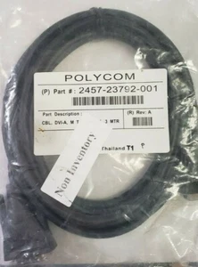 Polycom 10' VGA to DVI Cable 2457-23792-001 DVI(M) to VGA(M) - Picture 1 of 1