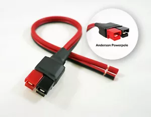9 Zoll 45 A montiertes Zopfblei passt Anderson Powerpole Sermos 12AWG - Bild 1 von 4