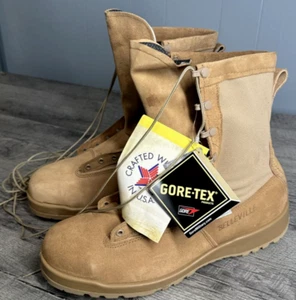 Botas de Combate Belleville Puntera de Acero para Hombres Talla 14.5 Tostadas Impermeables Gamuza 790ST NUEVAS - Imagen 1 de 9