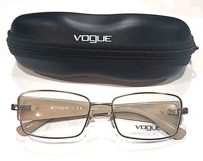 Gafas rectangulares Vogue VO3868B 756-S marrón metal púrpura 52-16 135 W estuche Foto 1 de 4