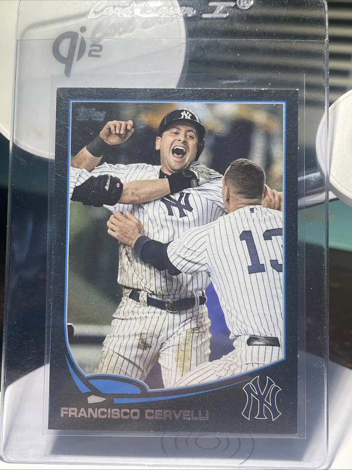 2013 Topps - Francisco Cervelli #552 Black Refractor Rare Mint Condition /62 NM - Image 1 of 2