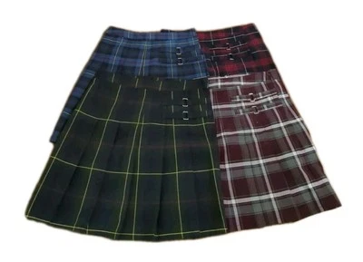 French Toast  Skort Uniform Pleated Plaid Adjustable Waist - SET Of 4 - size 16 - Image 1 of 4