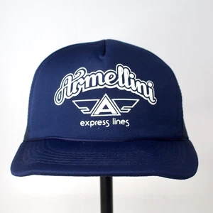 Vintage Armellini Express Lines Logistik Trucker Mütze Kappe Netz Schaumstoff Druckknopflasche - Bild 1 von 6