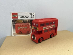 Lego® 760 Bauanleitung London Bus, 1975, aus Sammlung, gelocht, sehr selten - Bild 1 von 7