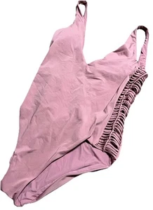 Sexy Traje de Baño Dolce Vita MEDIANO Pierna Alta Una Pieza Rosa - Imagen 1 de 3