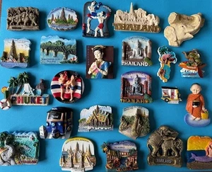 Souvenir fridge magnet - Thailand - Foto 1 di 48