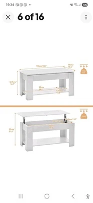 Coffee Table Engineered Wood Couch End Center Sofa Table Multi Colours vidaXL - Image 1 of 2