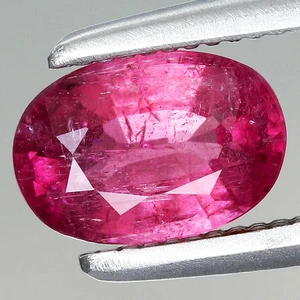 0.57ct 6.3x4.4mm Oval Natural Pinkish Purple Tourmaline Mozambique, Africa Gemst - Picture 1 of 4