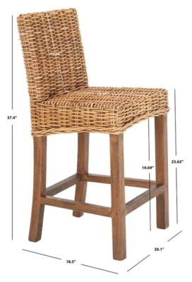 TABURETE MOSTRADOR SAFAVIEH TOBIE RATÁN, Precio rebajado 2172739127 BST6501C Foto 1 de 4