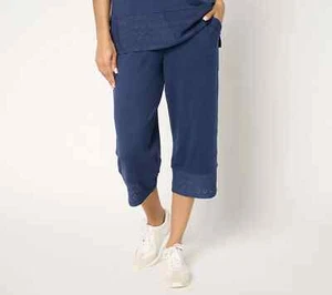 Cuddl Duds Flexwear with Eyelet Cropped Pant A676559 - Bild 1 von 4
