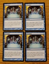 4x Preordain MTG Magic The Gathering Core Set 2011 M11 Blue Draw Scry Card EDH
