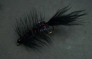 Midnight Cowboy Wooly Bugger Size #6 Unweighted Single Fly - Picture 1 of 6