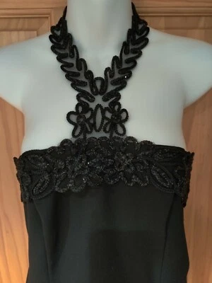 Black Roberta Cocktail  Dress, Size S - Image 1 of 4