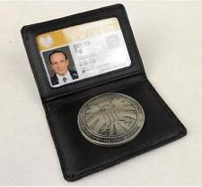 The Avengers Agents of S.H.L.E.L.D Shield Badge in Leather Wallet or Holder Case