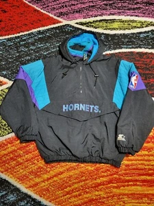 Chaqueta Charlotte Hornets Starter Pouch Vintage Años 90 NBA Talla L - Imagen 1 de 15