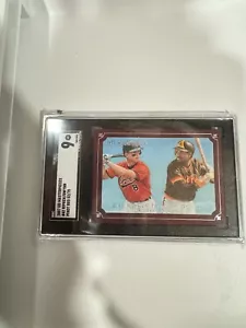 Upper Deck Masterpieces Cal Ripken/Tony Gwynn Pinot 2007 rojo/75 SGC 9 - Imagen 1 de 4