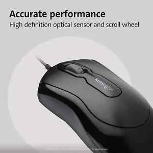 Kensington Wired Mouse Optical USB 3 PC MAC INDUSTRY STANDARD - CHEAPEST ON EBAY - Picture 1 of 7