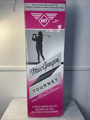 New Youth MacGregor Tourney MT Jr. Size 1 Club Golf Set & Bag Left Handed - Image 1 of 4