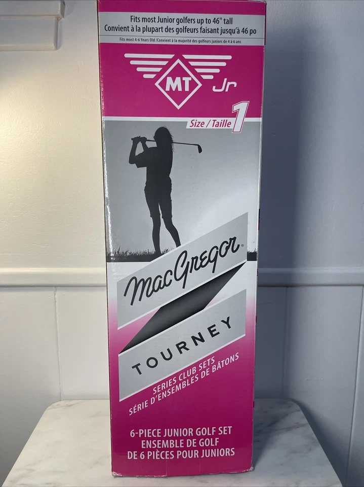 New Youth MacGregor Tourney MT Jr. Size 1 Club Golf Set & Bag Left Handed - Image 1 of 4