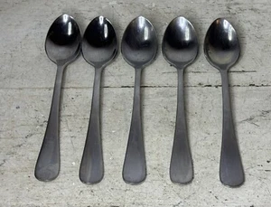 5pc Lot Splendide 18/0 Stainless Steel China Flatware 6 3/4” Spoons Place Oval - Picture 1 of 5