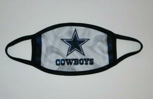 Dallas Cowboys Washable Reusable Sublimated Face Mask Mouth Mask Cover New - Picture 1 of 2