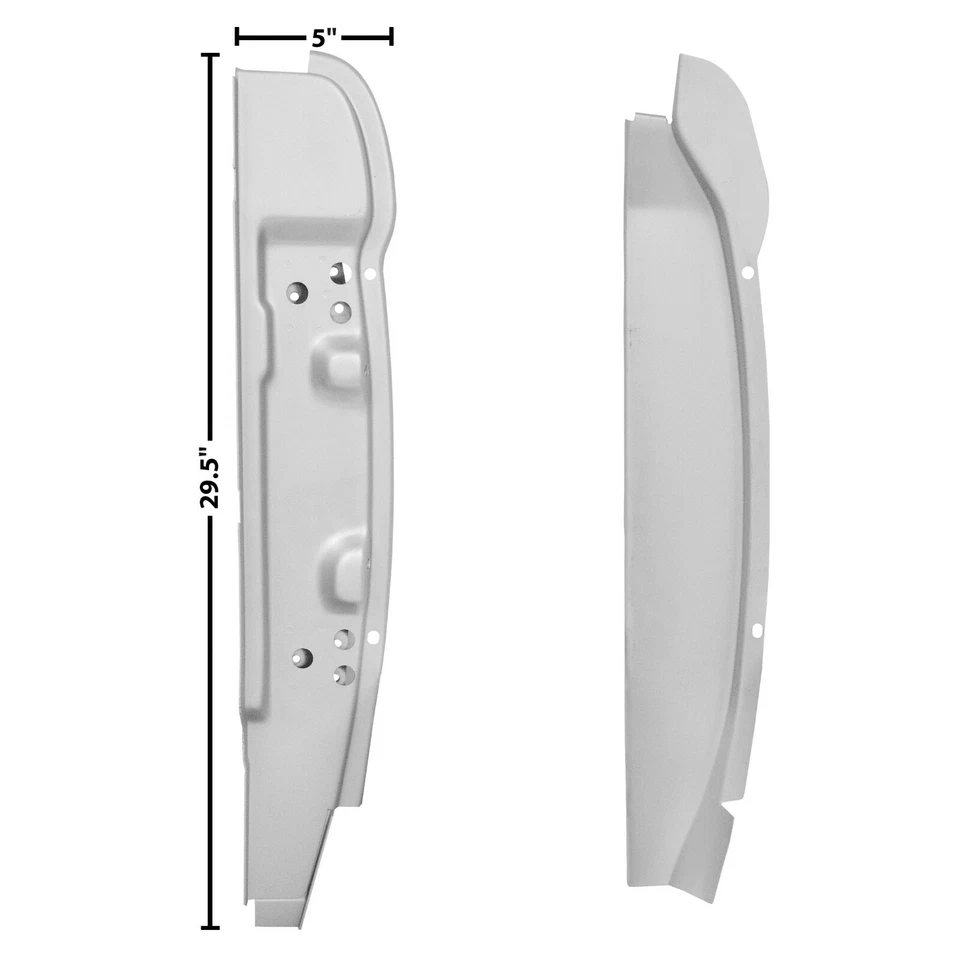 1968~1977 Ford Bronco Door Post A Pillar Right Side Weld Through Primer 2 PCS Foto 1 de 1