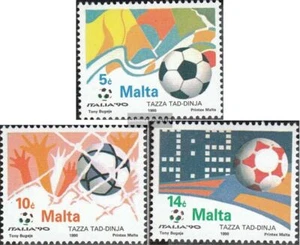 Malta 843-845 MNH 1990 Football - Picture 1 of 1