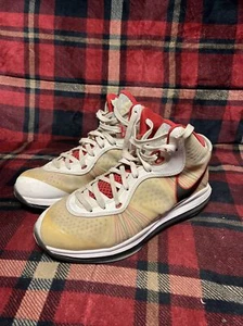 Nike LeBron 8 V/2 “Miami Heat Home” (429676-100) 2010 White/ Red Mens Size 9 VII - Picture 1 of 5