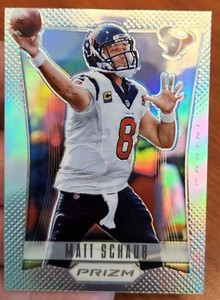 MATT SCHAUB 2012 PRIZM PRIZMS FOOTBALL SILVER REFRACTOR RARE AND MINT!!