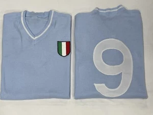 Maglia LAZIO N 9 GIORGIO CHINAGLIA 1974/75 Calcio Acrilico Vintage Lanetta - Bild 1 von 6