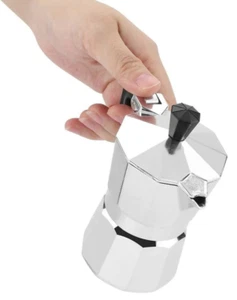 Romy Espresso Kocher Mini Espresso Maker 30mL 1 Cup Aluminum Coffee Maker - Bild 1 von 4