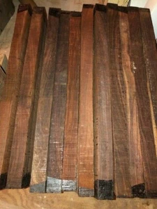 COCOBOLO HOLZ DREHROHLINGE 1 1/2"" x 1 1/2"" x 24"" Pool Queue Rohling kostenloser Versand - Bild 1 von 1
