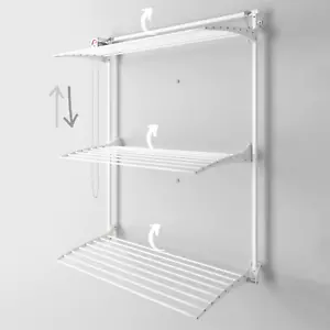 Foxydry Tower, Wall mounted clothes drying rack, Resealable wall drying rack - Picture 1 of 16