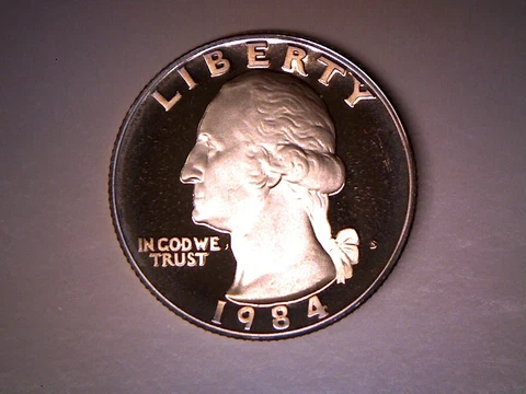 1984 S **PROOF** WASHINGTON QUARTER **FREE SHIPPING** Cover