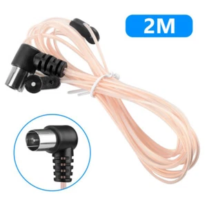 FM Antenna 75 Ohm F Type Male Plug for Home Radio Stereo Signal Receiver Aerial - Picture 1 of 6