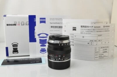 [OPEN BOX]Carl Zeiss Biogon T* 35mm F/2 ZM Black Lens for Leica M mount #6193 - Image 1 of 4
