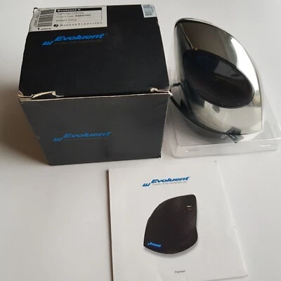 Ergonomic Computer Mouse Evoluent C Right Hand 220 gr Wired Vertical PN:VM4R - Image 1 of 4