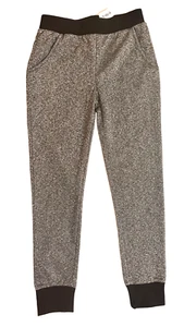 KIDPIK Girls Pull On Active Soft Sequin Jogger Pant Silver, L (12)New With Tags - Picture 1 of 3