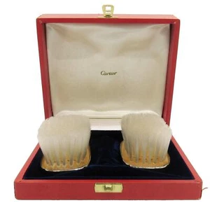 ANTIKE STERLINGSILBER JG MONOGRAMMIERTE SÄUGLINGSKÄMME BÜRSTEN OVP - Bild 1 von 6