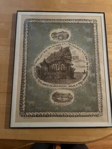 Anatoli Lvovich Kaplan: SIGNED PRINT JEWISH SHTETL RARE 1954 LITHOGRAPH 20x16 - Picture 1 of 5