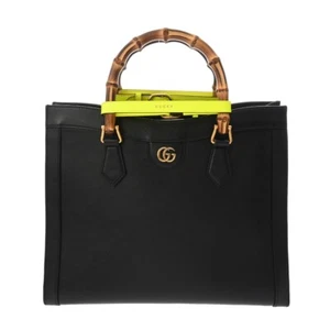 GUCCI Bambou 2WAY Bag Diana Black/Noir 655658 hand bag 800000137503000 - Picture 1 of 10